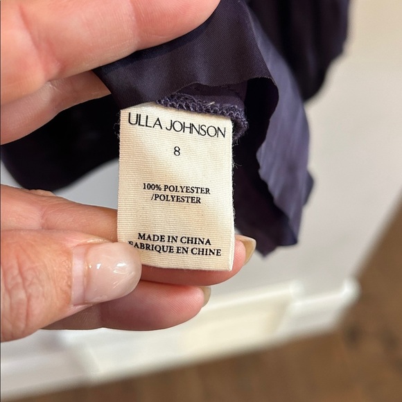 Ulla Johnson Loucy Tiered Sleeve Tie Blouse - Picture 7 of 13